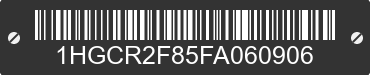 2015 HONDA Accord 1HGCR2F85FA060906 VIN decoded