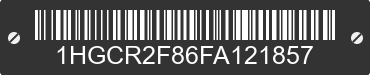 2015 HONDA Accord 1HGCR2F86FA121857 VIN decoded