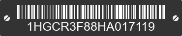 2017 HONDA Accord 1HGCR3F88HA017119 VIN decoded