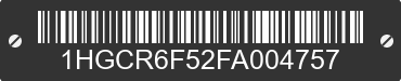 2015 HONDA Accord 1HGCR6F52FA004757 VIN decoded