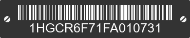 2015 HONDA Accord 1HGCR6F71FA010731 VIN decoded