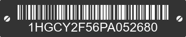 2023 HONDA Accord 1HGCY2F56PA052680 VIN decoded