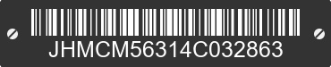 2004 HONDA Accord JHMCM56314C032863 VIN decoded