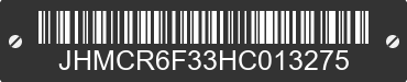 2017 HONDA Accord JHMCR6F33HC013275 VIN decoded
