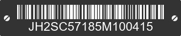 2005 HONDA CBR1000 JH2SC57185M100415 VIN decoded