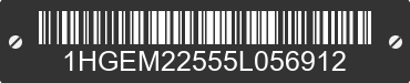 2005 HONDA Civic 1HGEM22555L056912 VIN decoded