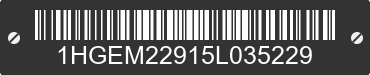 2005 HONDA Civic 1HGEM22915L035229 VIN decoded