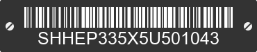 2005 HONDA Civic SHHEP335X5U501043 VIN decoded