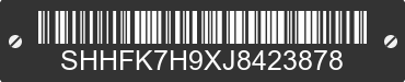 2018 HONDA Civic SHHFK7H9XJ8423878 VIN decoded