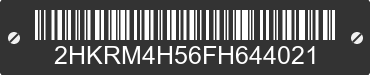 2015 HONDA CR-V 2HKRM4H56FH644021 VIN decoded