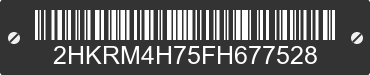 2015 HONDA CR-V 2HKRM4H75FH677528 VIN decoded