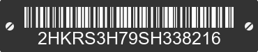 2025 HONDA CR-V 2HKRS3H79SH338216 VIN decoded