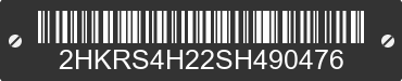 2025 HONDA CR-V 2HKRS4H22SH490476 VIN decoded