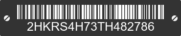 2026 HONDA CR-V 2HKRS4H73TH482786 VIN decoded