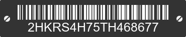 2026 HONDA CR-V 2HKRS4H75TH468677 VIN decoded