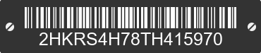 2026 HONDA CR-V 2HKRS4H78TH415970 VIN decoded