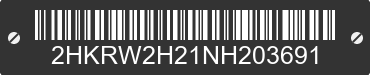 2022 HONDA CR-V 2HKRW2H21NH203691 VIN decoded
