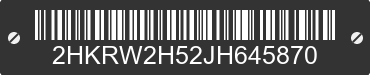 2018 HONDA CR-V 2HKRW2H52JH645870 VIN decoded