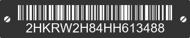 2017 HONDA CR-V 2HKRW2H84HH613488 VIN decoded