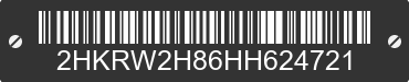 2017 HONDA CR-V 2HKRW2H86HH624721 VIN decoded