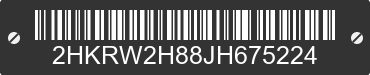2018 HONDA CR-V 2HKRW2H88JH675224 VIN decoded