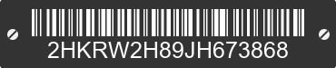 2018 HONDA CR-V 2HKRW2H89JH673868 VIN decoded