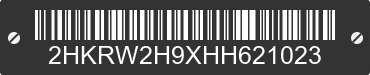 2017 HONDA CR-V 2HKRW2H9XHH621023 VIN decoded