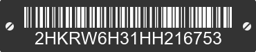 2017 HONDA CR-V 2HKRW6H31HH216753 VIN decoded