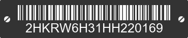 2017 HONDA CR-V 2HKRW6H31HH220169 VIN decoded