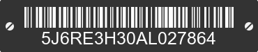 2010 HONDA CR-V 5J6RE3H30AL027864 VIN decoded