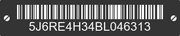 2011 HONDA CR-V 5J6RE4H34BL046313 VIN decoded