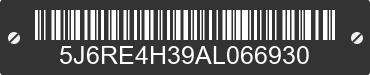2010 HONDA CR-V 5J6RE4H39AL066930 VIN decoded