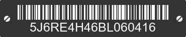 2011 HONDA CR-V 5J6RE4H46BL060416 VIN decoded