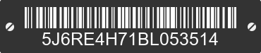 2011 HONDA CR-V 5J6RE4H71BL053514 VIN decoded