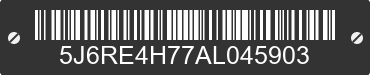 2010 HONDA CR-V 5J6RE4H77AL045903 VIN decoded