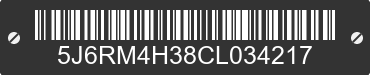 2012 HONDA CR-V 5J6RM4H38CL034217 VIN decoded