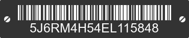 2014 HONDA CR-V 5J6RM4H54EL115848 VIN decoded