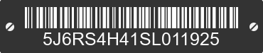 2025 HONDA CR-V 5J6RS4H41SL011925 VIN decoded