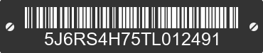 2026 HONDA CR-V 5J6RS4H75TL012491 VIN decoded