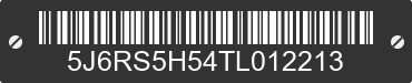 2026 HONDA CR-V 5J6RS5H54TL012213 VIN decoded