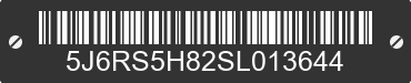 2025 HONDA CR-V 5J6RS5H82SL013644 VIN decoded