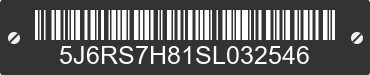 2025 HONDA CR-V 5J6RS7H81SL032546 VIN decoded