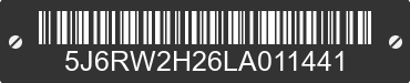 2020 HONDA CR-V 5J6RW2H26LA011441 VIN decoded