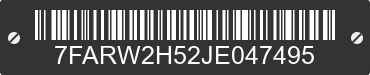 2018 HONDA CR-V 7FARW2H52JE047495 VIN decoded