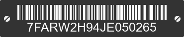 2018 HONDA CR-V 7FARW2H94JE050265 VIN decoded