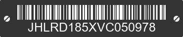 1997 HONDA CR-V JHLRD185XVC050978 VIN decoded