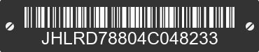 2004 HONDA CR-V JHLRD78804C048233 VIN decoded