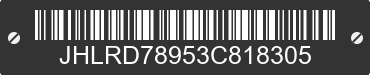 2003 HONDA CR-V JHLRD78953C818305 VIN decoded