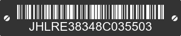 2008 HONDA CR-V JHLRE38348C035503 VIN decoded