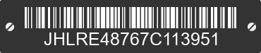 2007 HONDA CR-V JHLRE48767C113951 VIN decoded